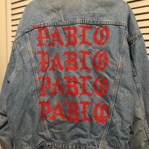 Yeezy jean jacket Levi